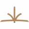 Ekena Millwork Davenport Timber Gable Bracket, Western Red Cedar, 108"W x 58"H x 5 1/2"D x 5 1/2"F, 13/12 Pitch GBW108X58X0606DAV00SWR - alternate 1